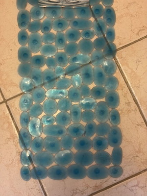 Bathmat non-slip bath mat new PVC pebble design