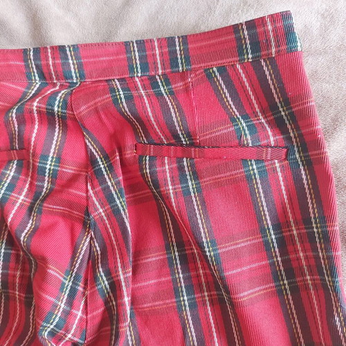 H&M women's elastic plaid pants like new, size 42