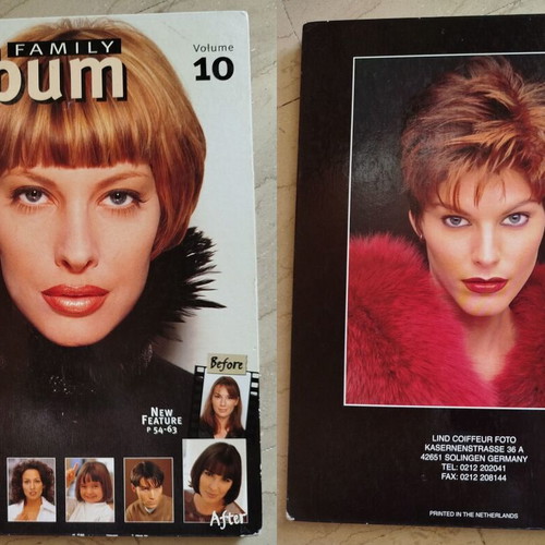Hairdressing catalogs used, set of 3 books