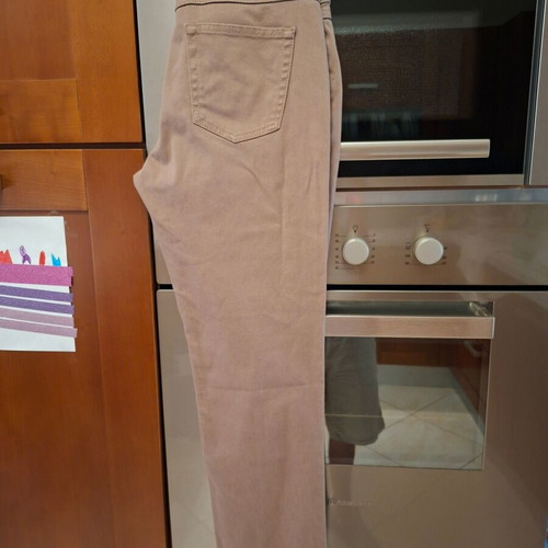 Uterque beige jeans size 38, 100% cotton