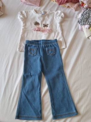 Mayoral denim set like new, baby 18M