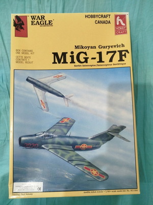 Συναρμολογούμενο αεροπλάνο MIG-17F 1:48 σαν καινούργιο