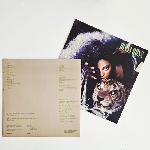 Diana Ross Eaten Alive vinyl LP mint condition, 1985 Greek edition