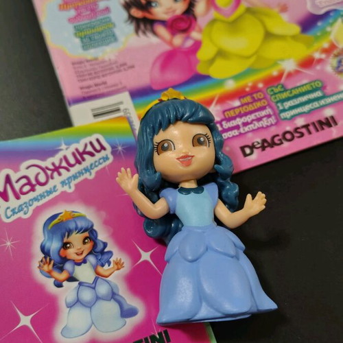 Magiki Rainbow Princess Figure like new with book