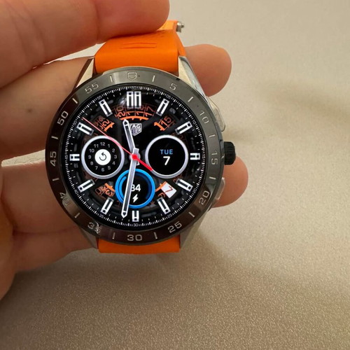 Tag Heuer Connected E3 45mm smartwatch like new, silver