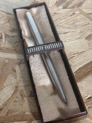 Waterman μεταλλικό στυλό ballpoint με αυθεντική θήκη