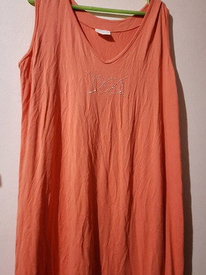 Salmon Dress new, elastic, size XL