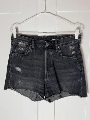 Jean short H&M high waist size 38 used, grey