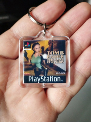 Tomb Raider The Last Revelation PS1 keychain new