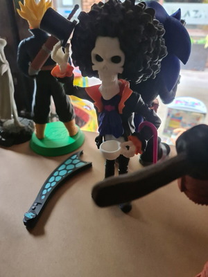 Brook Soul King φιγούρα 3D εκτύπωσης, One Piece