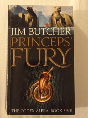 Βιβλίο Princeps' Fury του Jim Butcher μεταχειρισμένο, αγγλικά