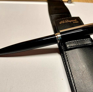 Ballpoint Pen Dupont Fidelio + leather pen pouch