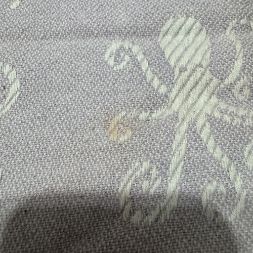 Pestemal beach towel used with octopus pattern and fringes