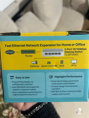 Tp-Link switch SF1005D new in box