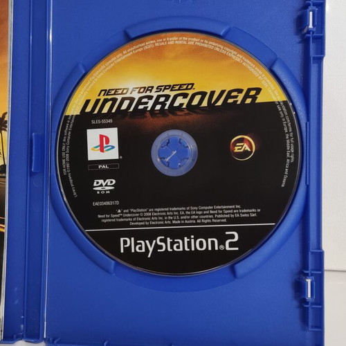 Need for Speed Undercover PlayStation 2 game like new