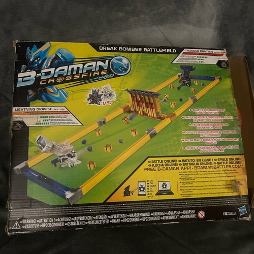 Bdaman Crossfire playset like new with all pieces and accessories