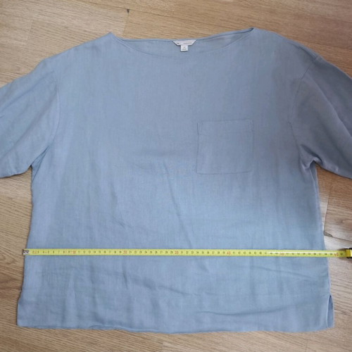 Gap summer linen top like new, grey, size Large