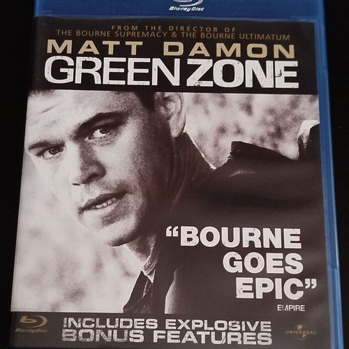 Green Zone Blu-Ray movie with Greek subtitles, Matt Damon
