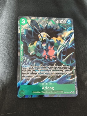 Arlong alternate art One Piece TCG card anime 25 collection eb02-011 like new