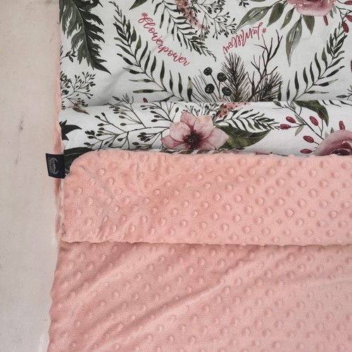 La millou wild blossom blanket used, double-sided 110x140 cm