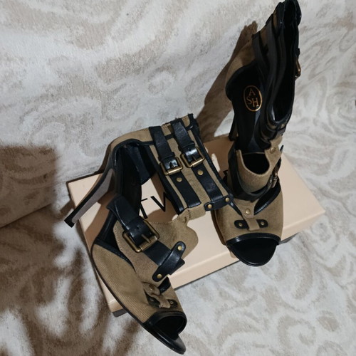Ash platform sandals size 40, green