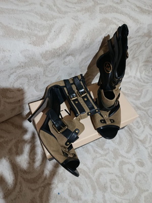 Ash platform sandals size 40, green