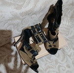 Ash platform sandals size 40, green