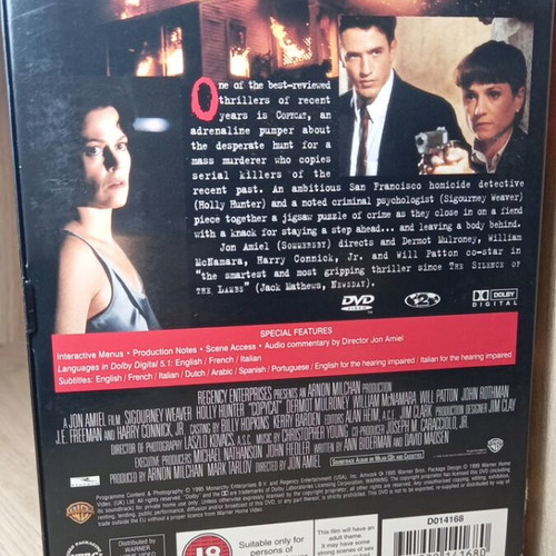 Copycat DVD like new with English subtitles