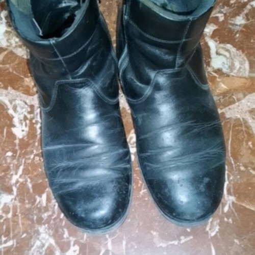 Boxer boots used, size 43, black