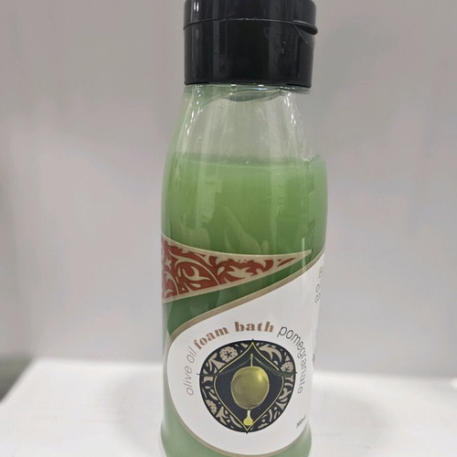 Olive oil and pomegranate bath foam unused