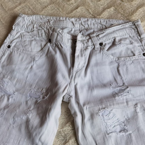 White women's jeans like new, size S/36/8, cotton