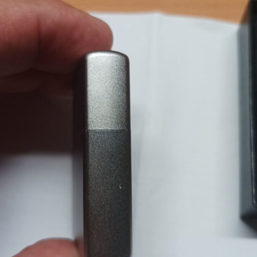 Zippo 205 Satin Chrome lighter, authentic, 2009