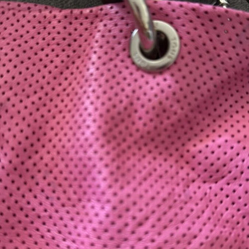 Tous small handbag with two handles and long strap, pink, new