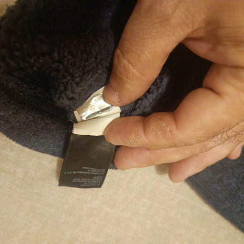 The North Face Gordon Lyons fleece half zip medium used, grey and blue