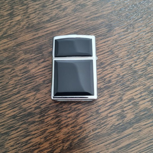 Zippo Ultralite Black 355 Reg lighter new with original vintage box