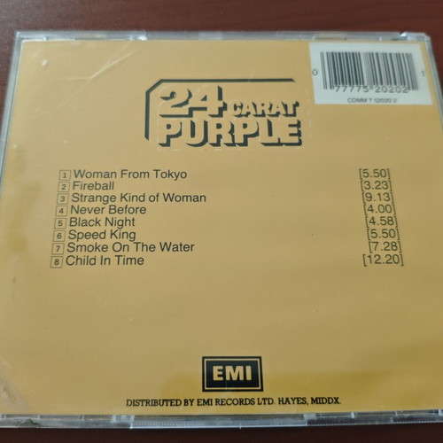 Deep Purple 24 Carat Purple CD used, rock