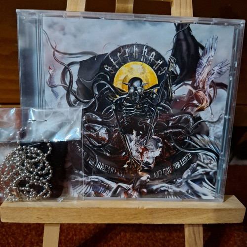 Sterbhaus Angels For Breakfast...And God For Lunch CD new with dog tag