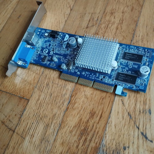 Gigabyte ATi Radeon 9200SE 128MB AGP graphics card used