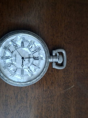 Vintage pocket watch unused, silver