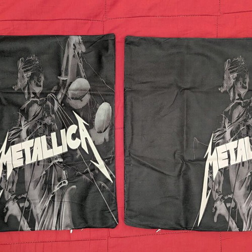 Metallica pillowcases new 45x45 with And justice for all theme