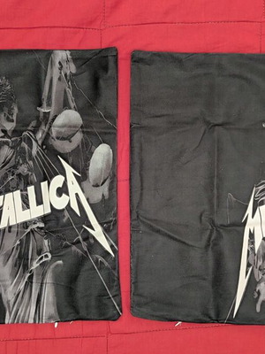 Metallica pillowcases new 45x45 with And justice for all theme