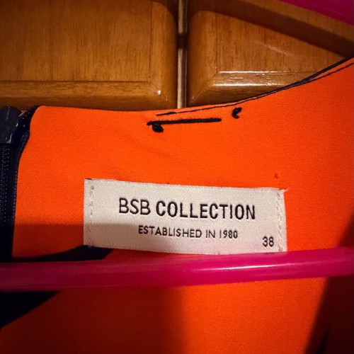 BSB dress new multicolor, size 38, A-line with 3/4 sleeves
