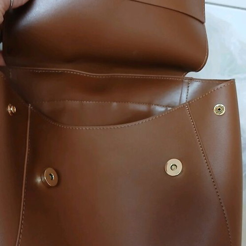 Brown backpack bag like new