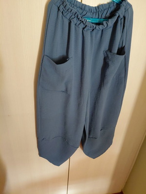 Women's pants, navy blue, size L, lightweight and comfortable