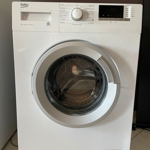 Beko WTV 752 B3W washing machine 7 kg, A+++ energy class, like new
