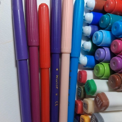 Painting markers like new, various types