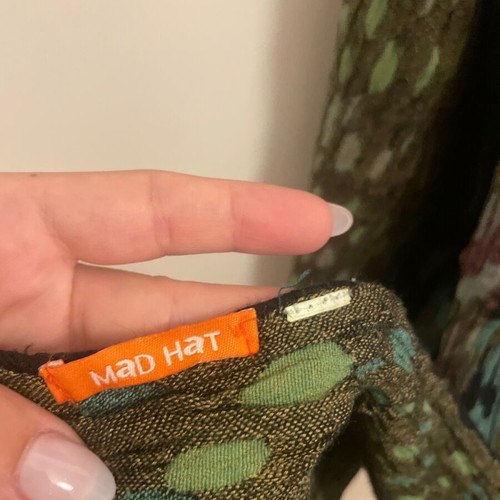 Mad Hat scarf multicolored green like new