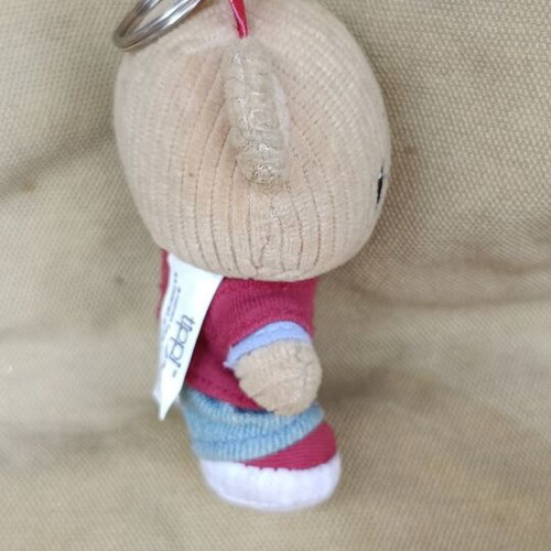 Gosh teddy bear keychain used, colorful, 10 cm plush toy