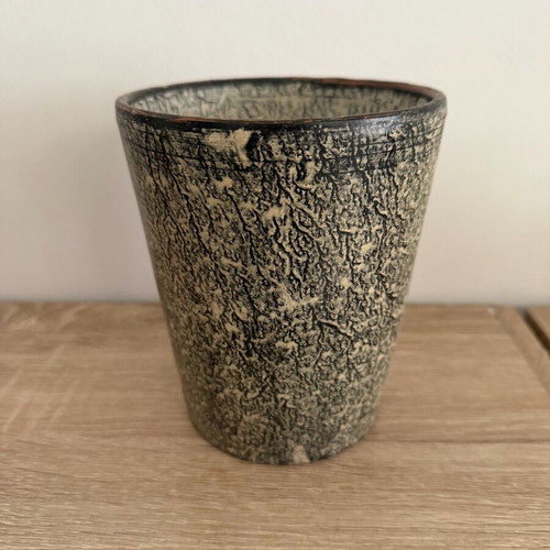Ceramic planter like new, orchid pot, 15cm height, 13cm diameter