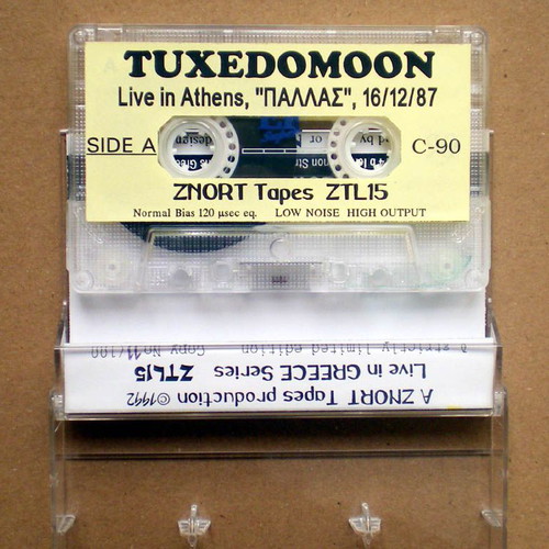 Tuxedomoon Live Cassette Tape used, rare 1987 Athens concert